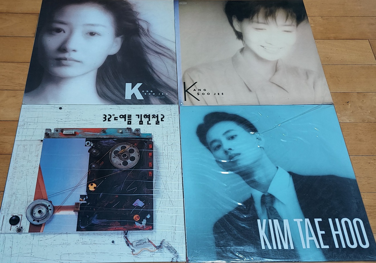 강수지, 김현철, 김태후 / LP음반 4장 입니다.