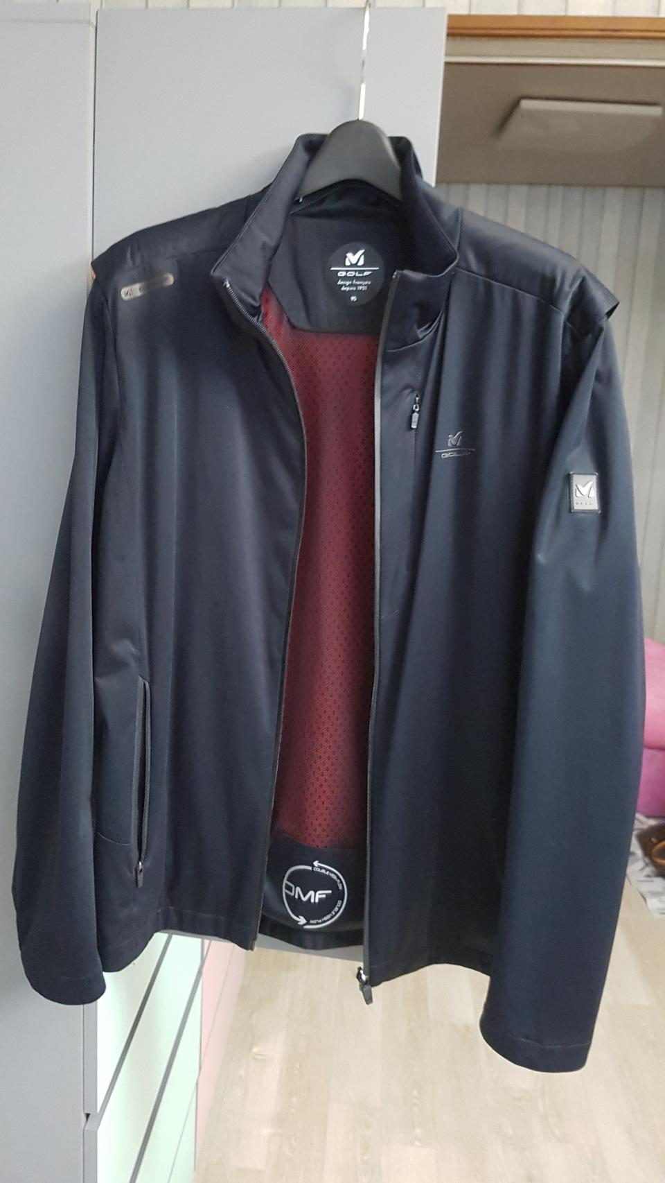 택포 95 size A급 정품 밀레 MILLET 방풍 2중 기모 자켓!