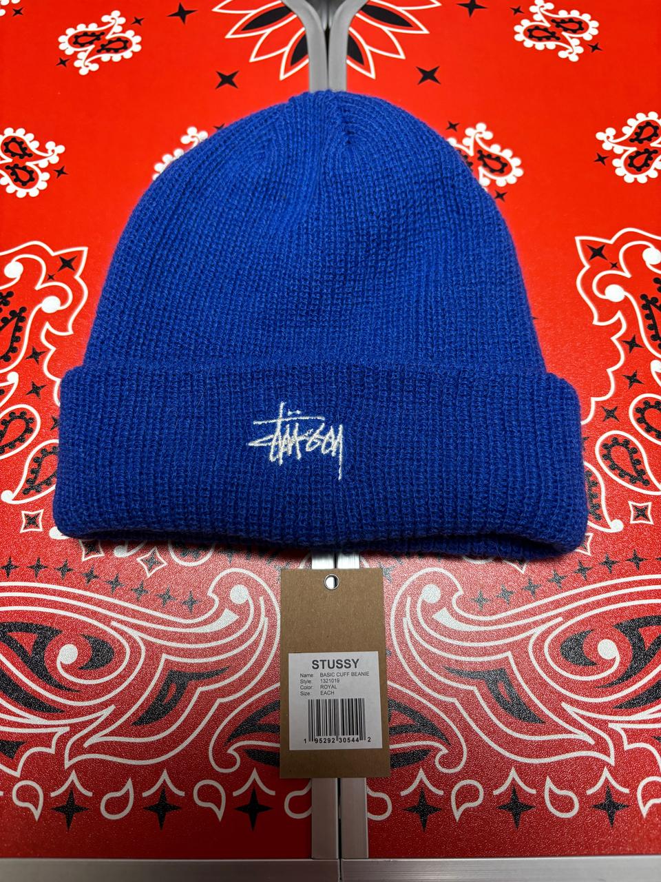 [OS] 스투시 베이직 커프 비니 블루