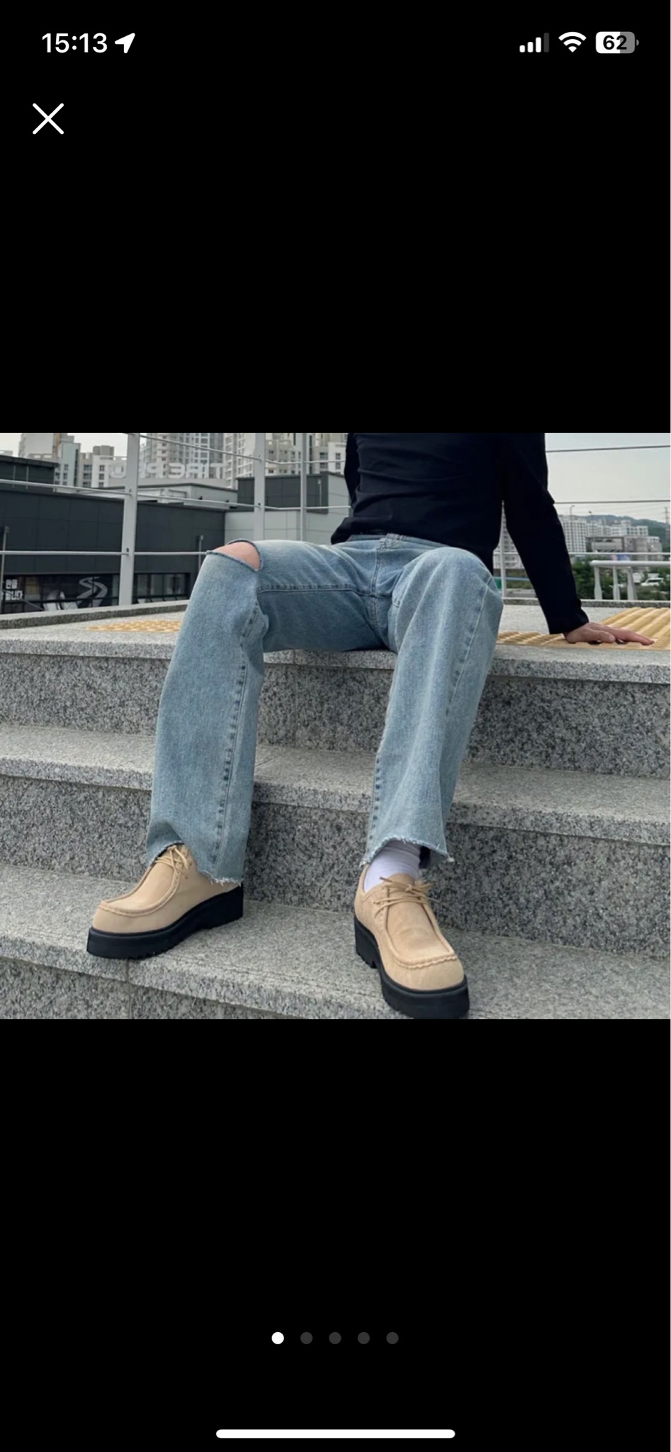 피렌체 아뜰리에 스웨이드 로퍼 베이지 270 사이즈