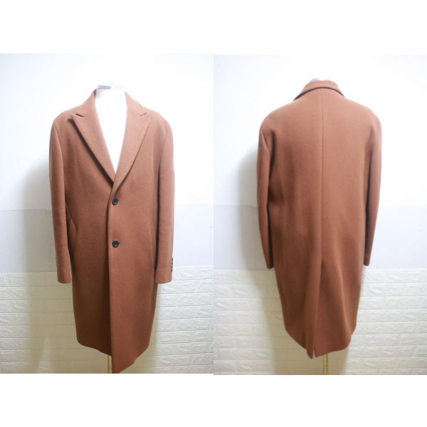 (남 105) 지이크 sieg 브라운 남성 모직 코트 (사이즈 105)