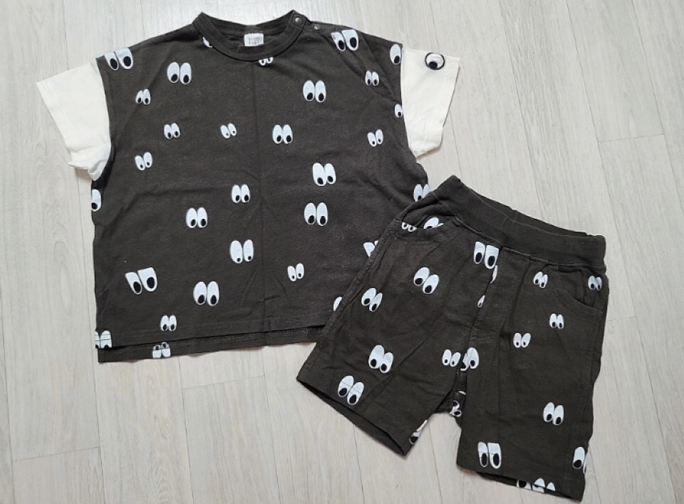 키즈 상하 셋업 (90) 새거