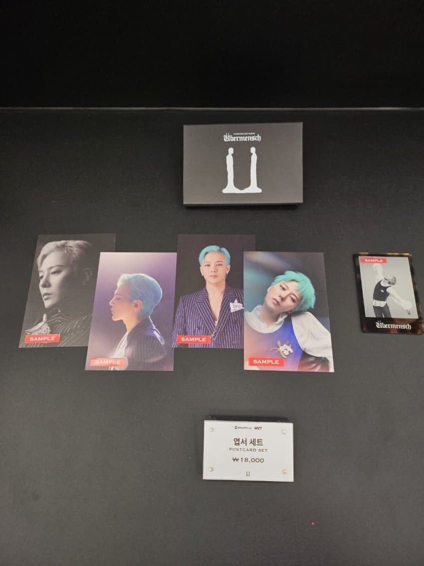 지드래곤 엽서, 포토카드