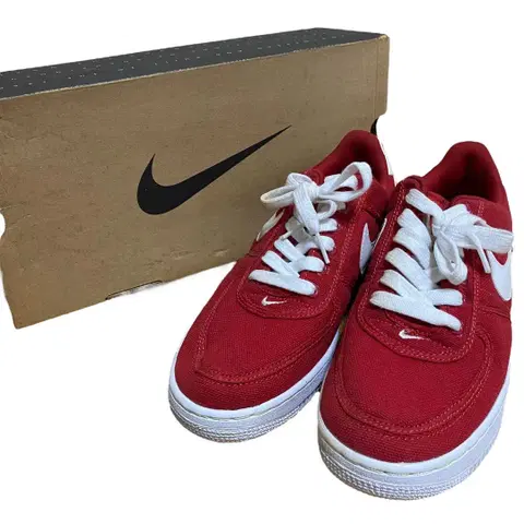 나이키 에어포스 1 cvs 빨흰완창 265 신품