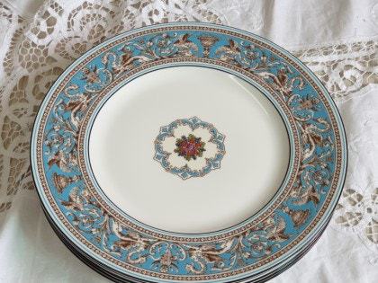 웨지우드 플로렌틴 터콰즈블루 디너플레이트