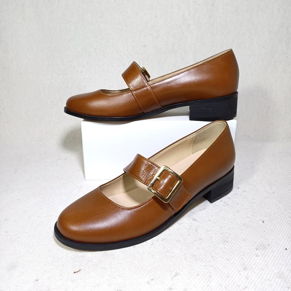 (신품급)비클리프BECLEF 스트랩 로퍼 구두 245mm