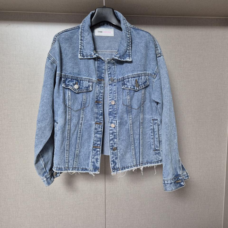 프리)트렌드컬렉션 데님 청자켓