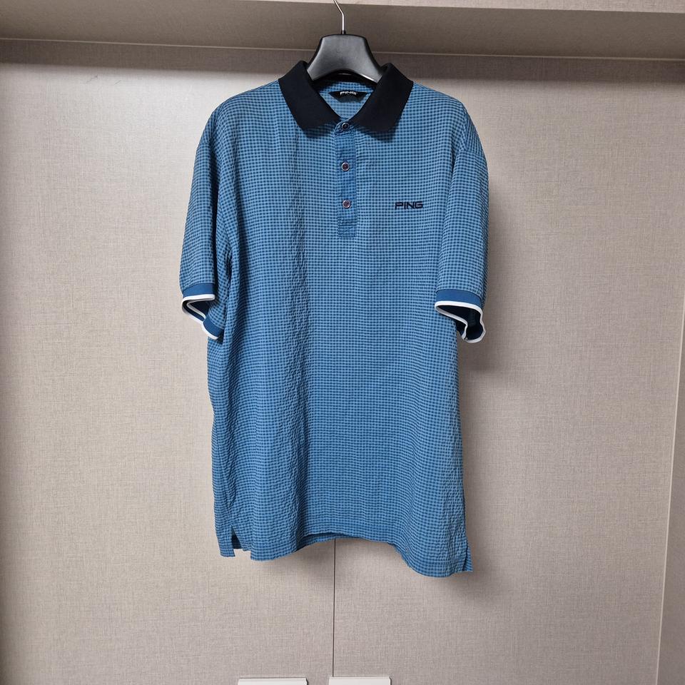 100)핑골프 엠보싱 카라 반팔