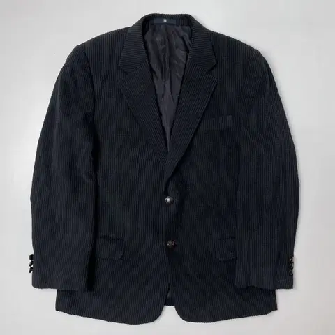 [택포] 마에스트로 블레이저 체크 정장 자켓 블랙