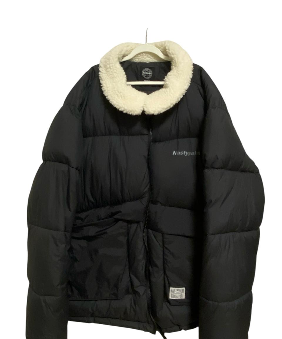 네스티팜 카라 숏패딩 블랙