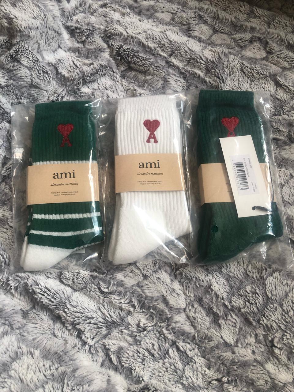 아미 긴목양말3개