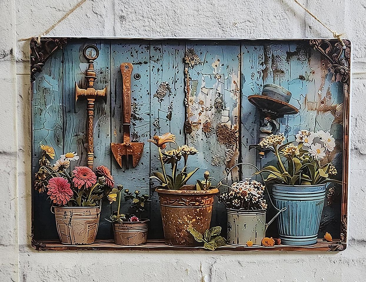 새상품)빈티지 철제 그림액자 인테리어소품