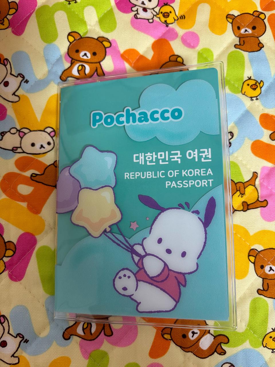 산리오 포차코 여권케이스