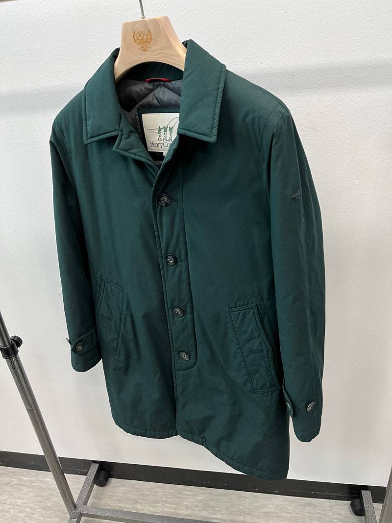 95) 헨리코튼 진그린 패딩코트