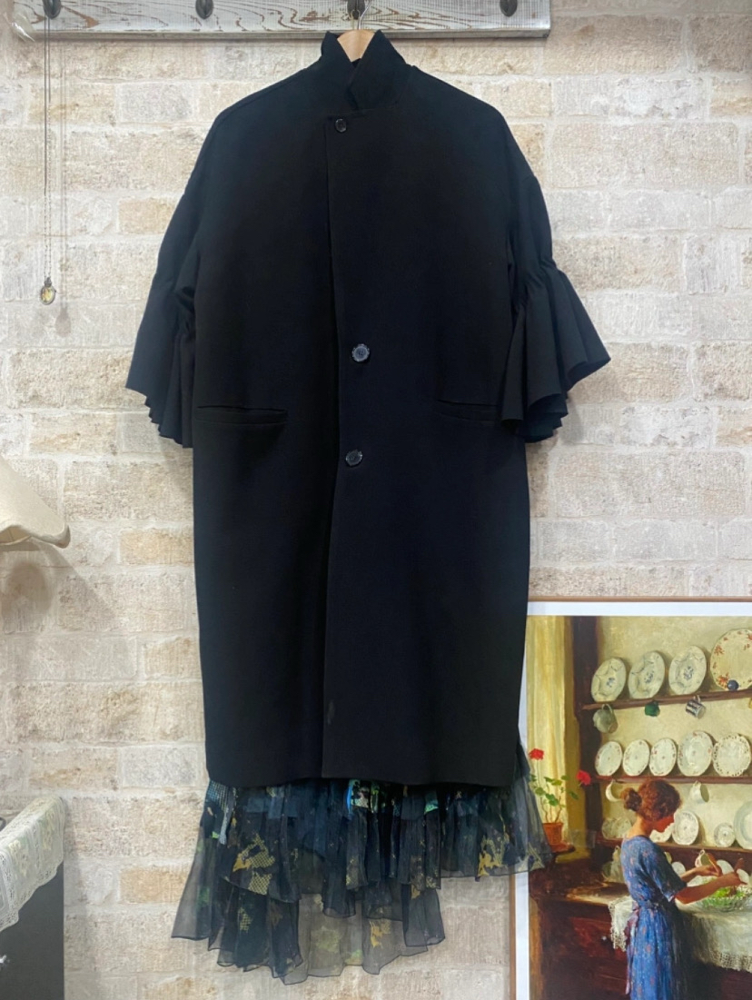 러플소매 봄코트^^