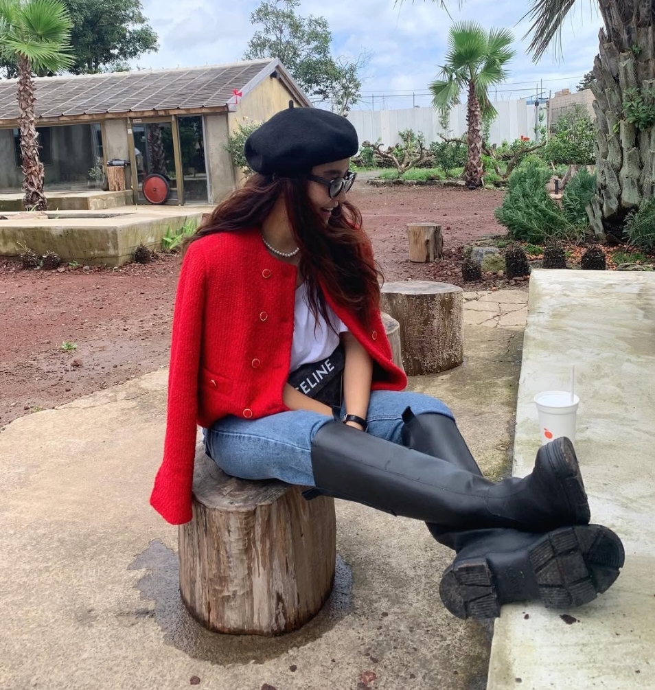 Like Vam 트위드자켓