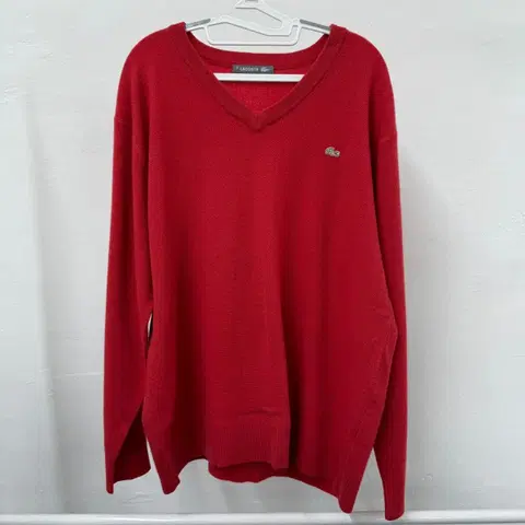 라코스테 브이넥 캐쉬미어 니트 스웨터 6사이즈
