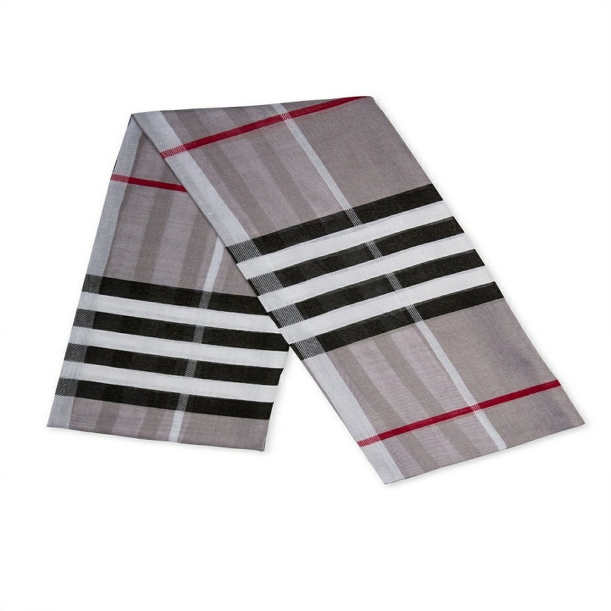 버버리스카프 그레이 100%CASHMERE