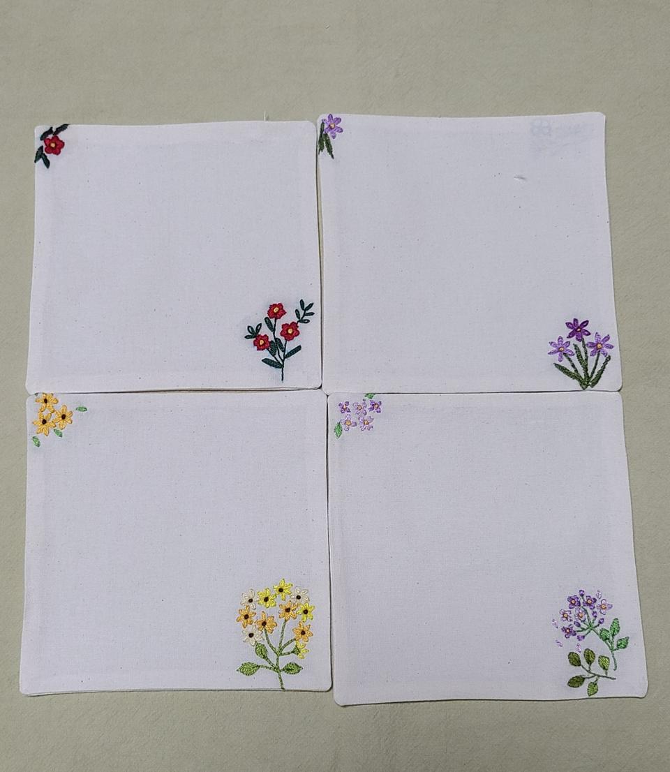 프랑스자수 티코스터