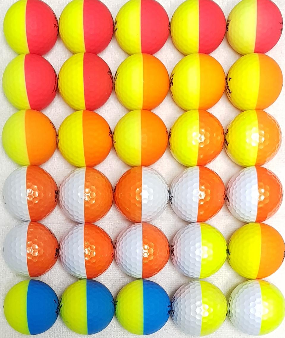 스릭슨 디바이드 3-4피스혼합A+/A급30개.골프공 로스트볼