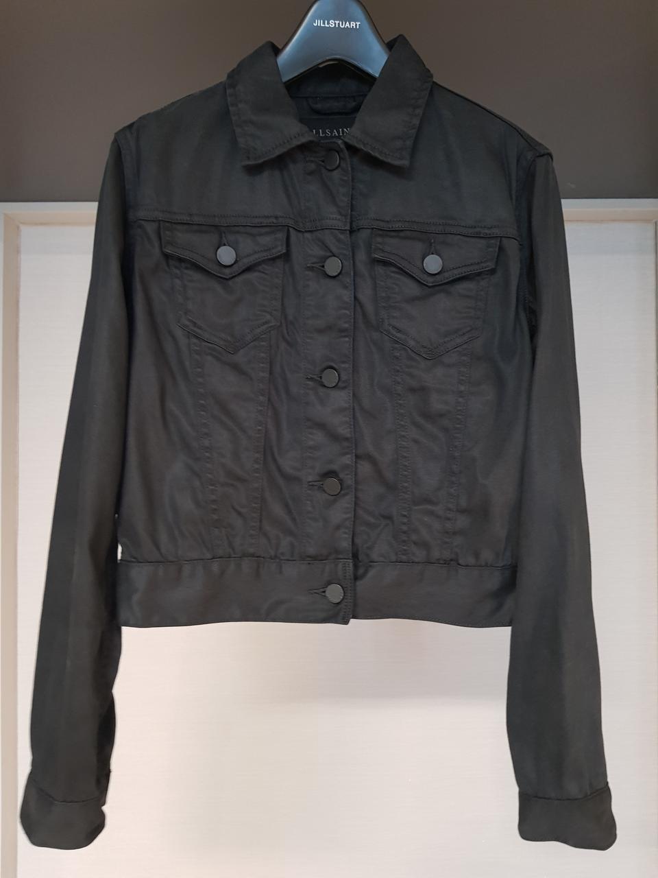 올세인츠 텐셀혼방 블랙자켓(택포)