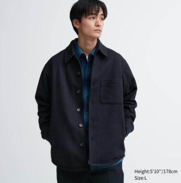 유니클로 오버셔츠 자켓 L사이즈