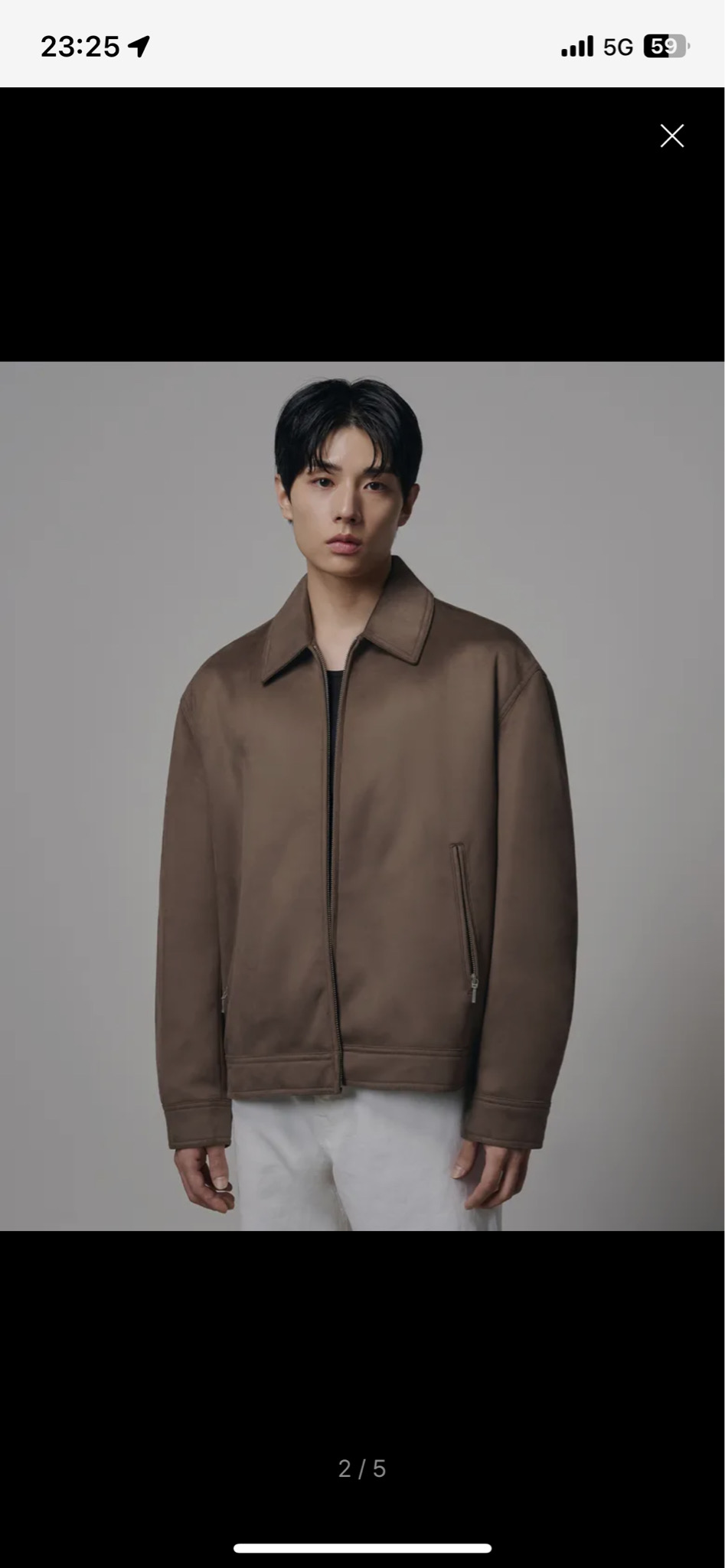 드로우핏 리에디션 스웨이드 자켓 모카 베이지색 XL