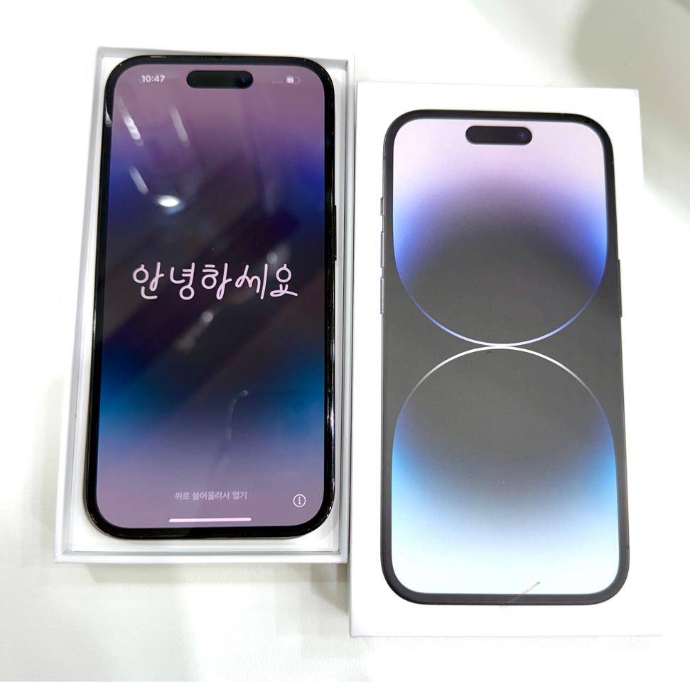 아이폰14프로 256기가 (스페이스블랙)S급 최상상태(풀박스)