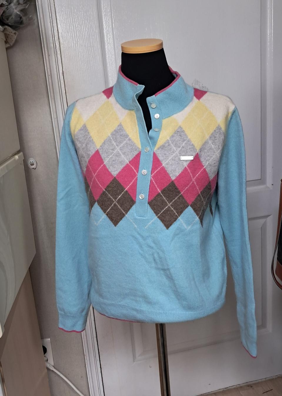 KYJ 골프 100%캐시미어 니트 55