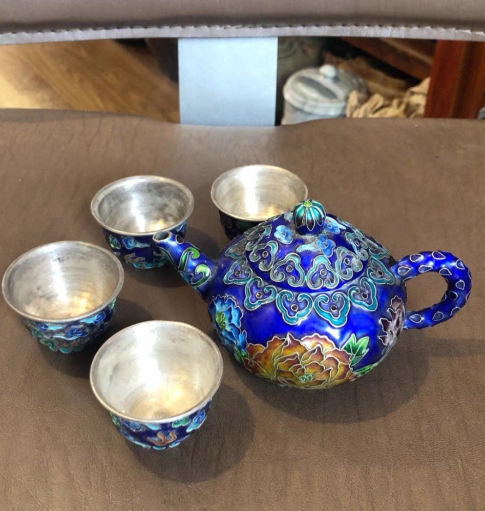 옛날 90은 차잔세트