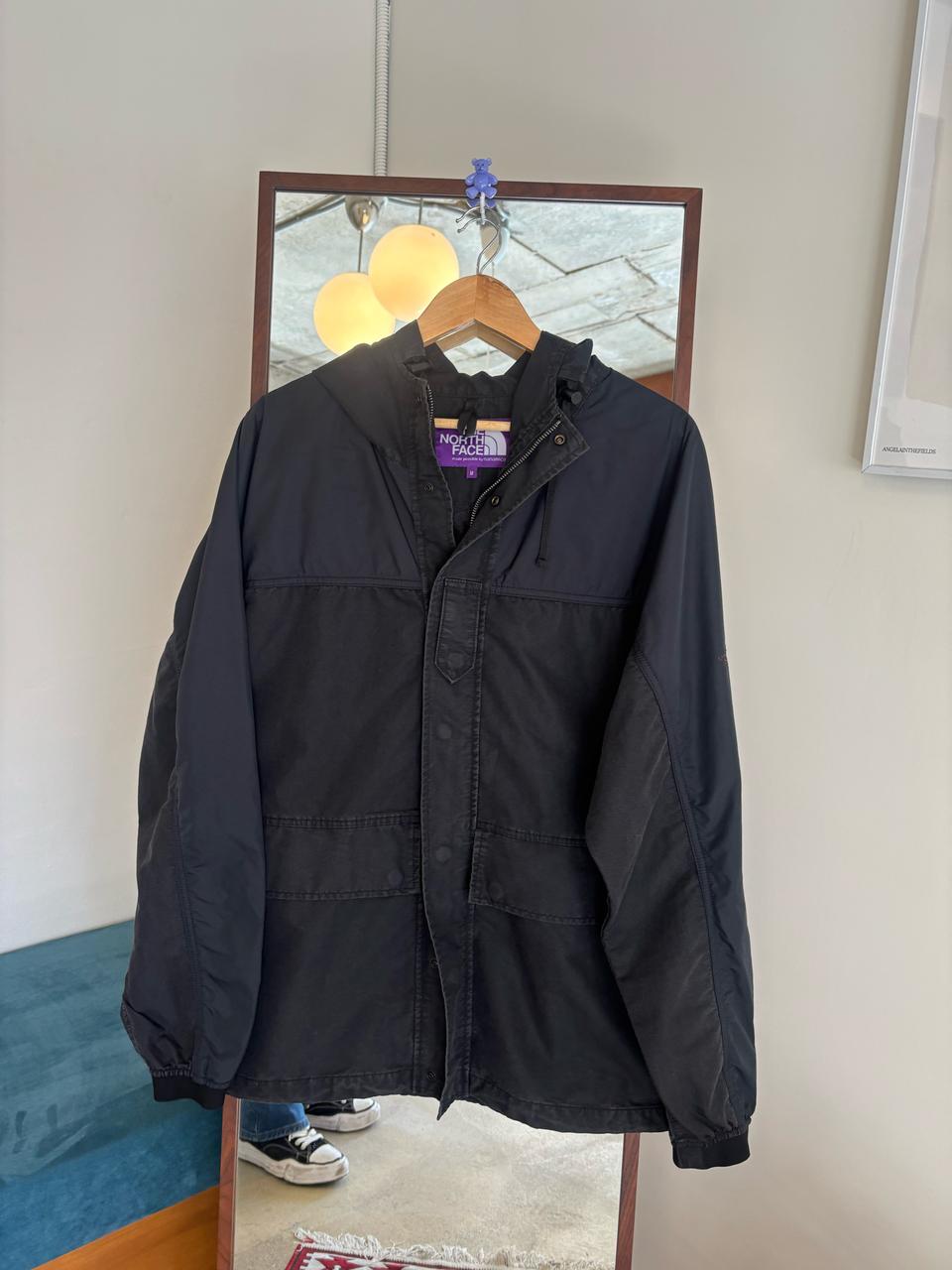 노스페이스 퍼플라벨 인디고 마운틴 윈드파카