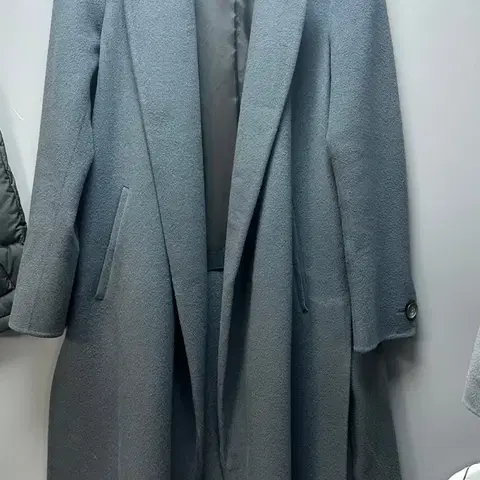 타임 TIME 정품 모 캐시미어 코트