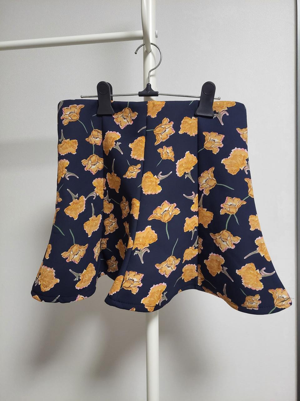 (44)플라워패턴 스커트