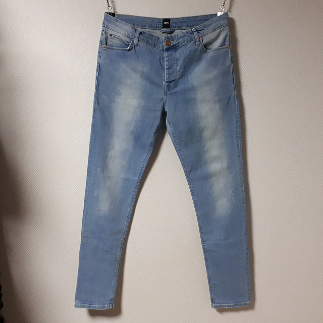 34/asos 아소스 연청 스키니핏 청바지/34-737