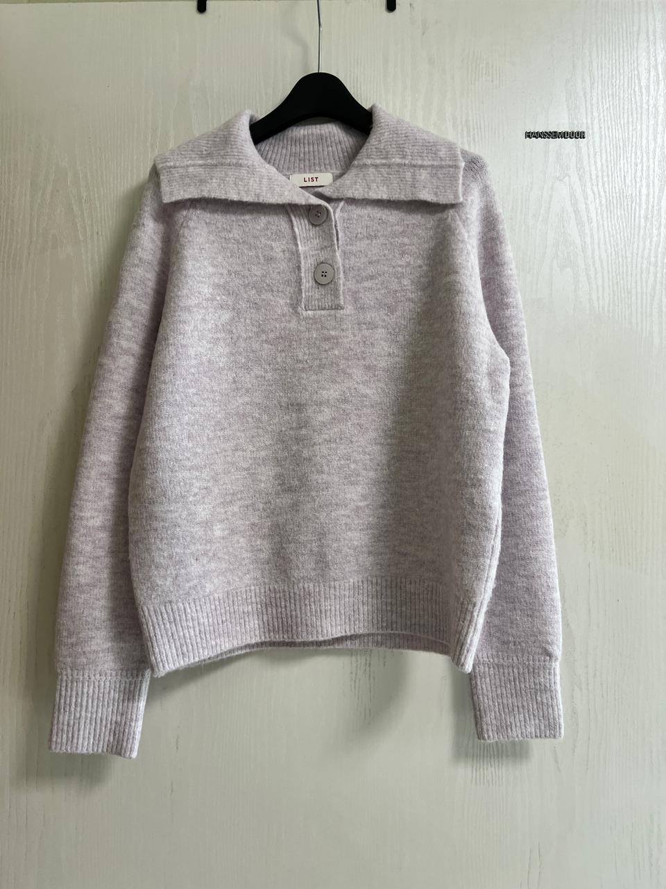 [LIST 리스트] 카라 니트 / 85(55-66)