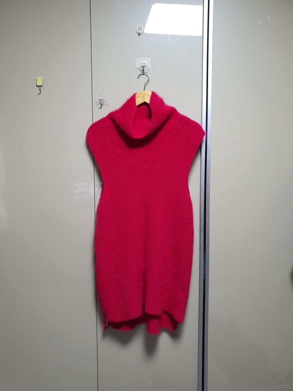 보브 앙고라 하이넥 롱니트, 니트원피스(프리사이즈)⭐3