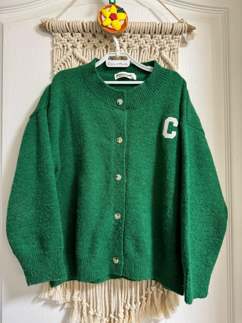 유아 아동 니트 가디건