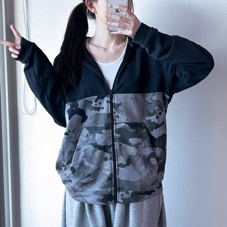 나이키 드라이핏 카모 집업