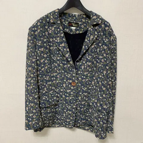 마담 엘레강스 여성 플라워 블레이저 자켓