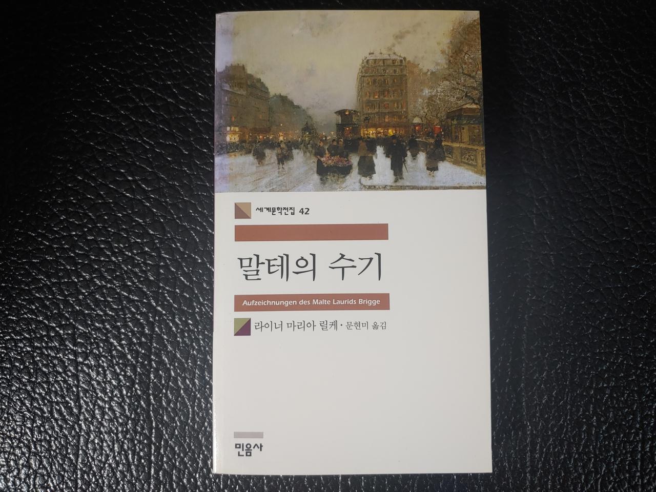 민음사 말테의 수기