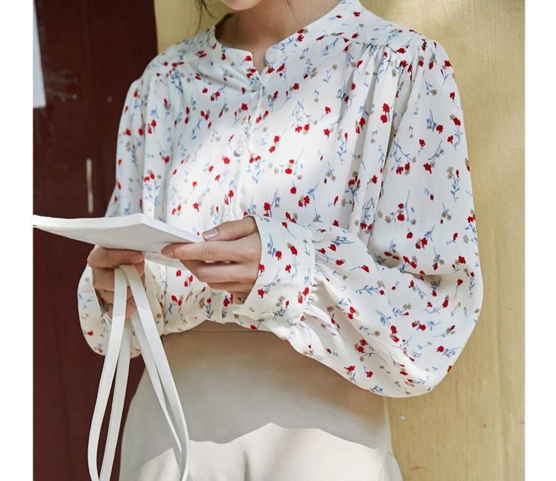 루나걸 멜로우 긴팔 블라우스 XL