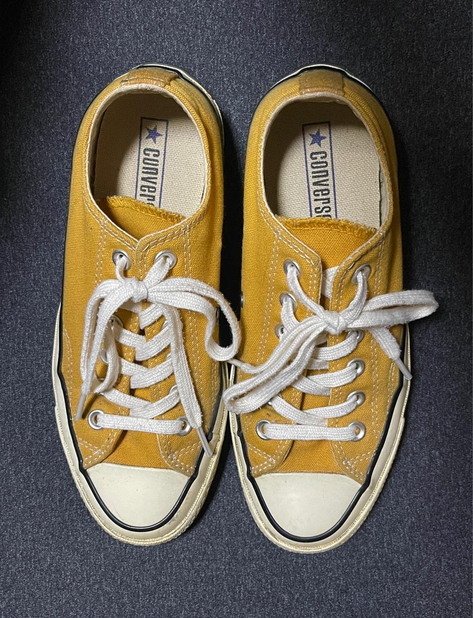 컨버스 정품 1970s 척테일러 로우 옐로우
