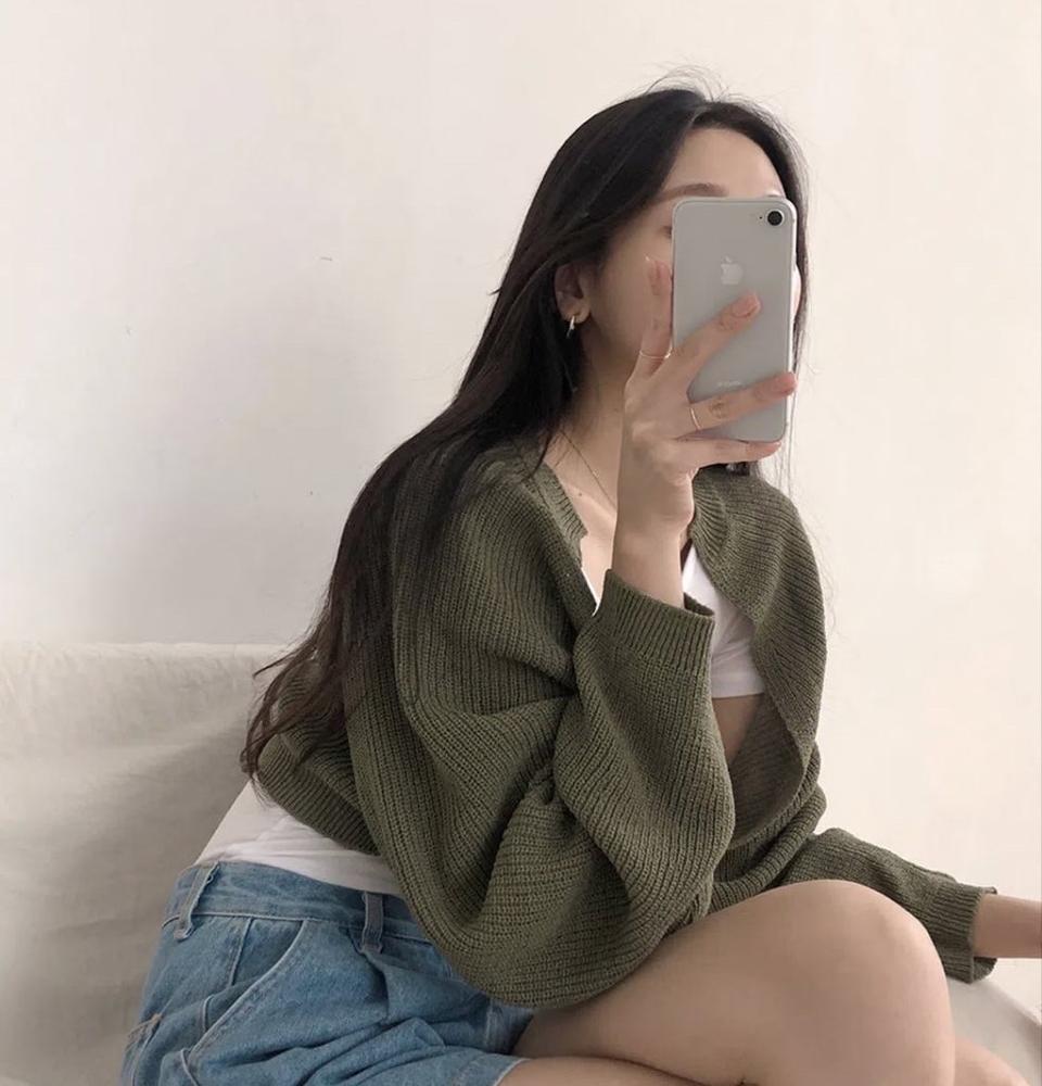 볼레로 크롭 가디건