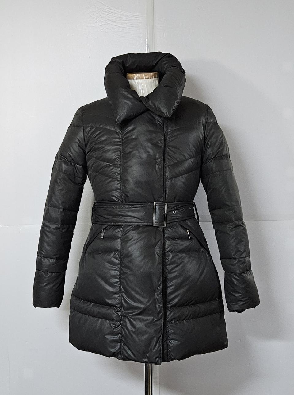 55)아르마니 꼴레지오니 카키색 명품 구스다운 정품 거위털 롱패딩