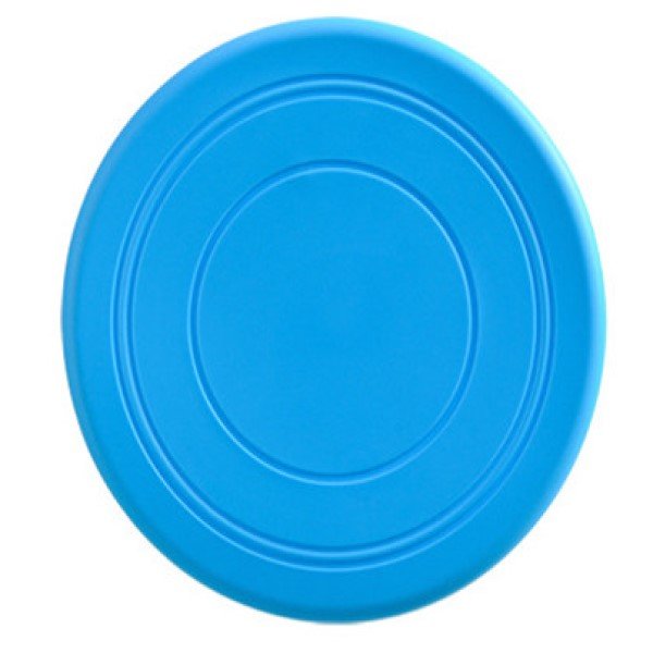 새 파랑색 강아지 실리콘 원반 프리스비 터그놀이 부메랑 비행접시 보더콜리