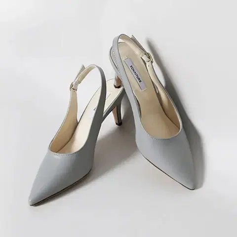 (새상품) 데일리 베이직 슬링백 7cm 그레이소라 250