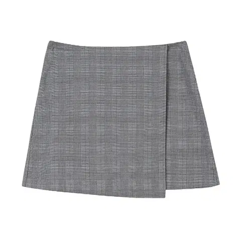 (새상품) TBJ 체크 랩 스커트