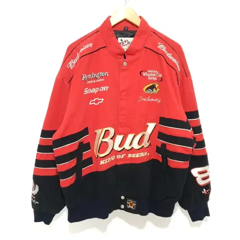 HASE 하세 버드와이저 코튼 레이싱 자켓 2XL_i4363