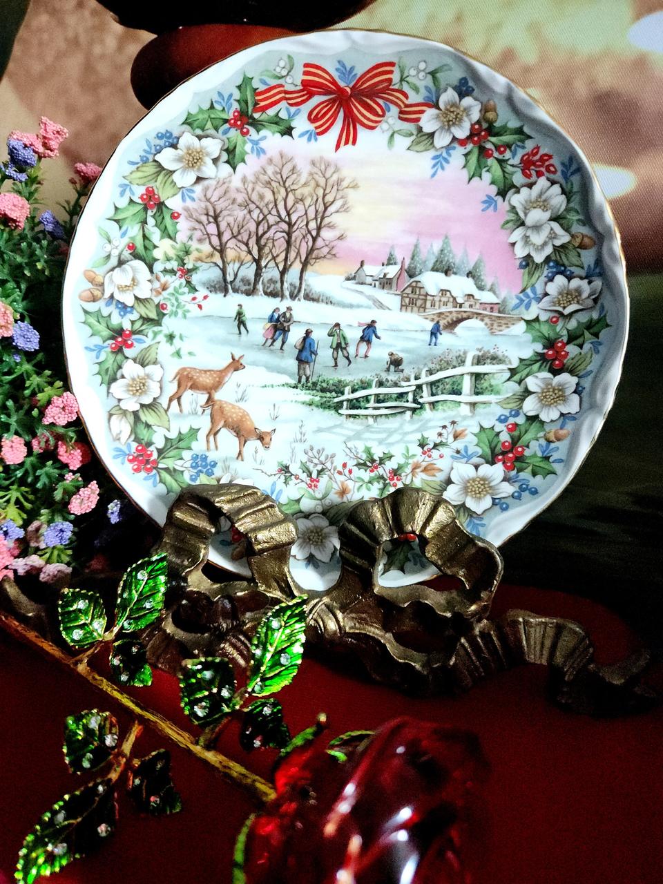 로얄알버트 스케이팅폰드접시