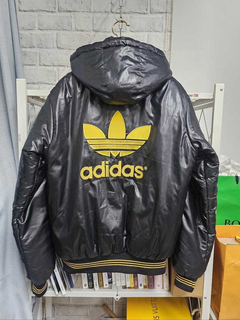 아디다스 트레포일 파이어버드 올드스쿨 후드 패딩자켓 95 XD13